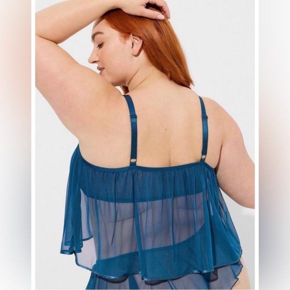 Torrid playfull mesh cami top - Picture 3 of 5